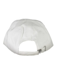 Hats & Caps Elegant White Visor Cap with Logo Detail 40,00 € 8300825562731 | Planet-Deluxe