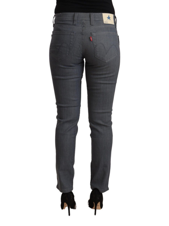 Jeans & Pants Chic Slim Fit Grey Denim Delight 200,00 € 7333413044341 | Planet-Deluxe