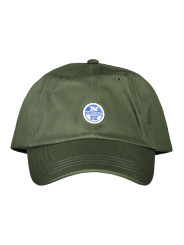 Hats & Caps Green Cotton Cap with Visor and Logo Accent 40,00 € 8300825562779 | Planet-Deluxe