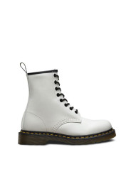 Weiße Dr Martens Schnürstiefel Damen