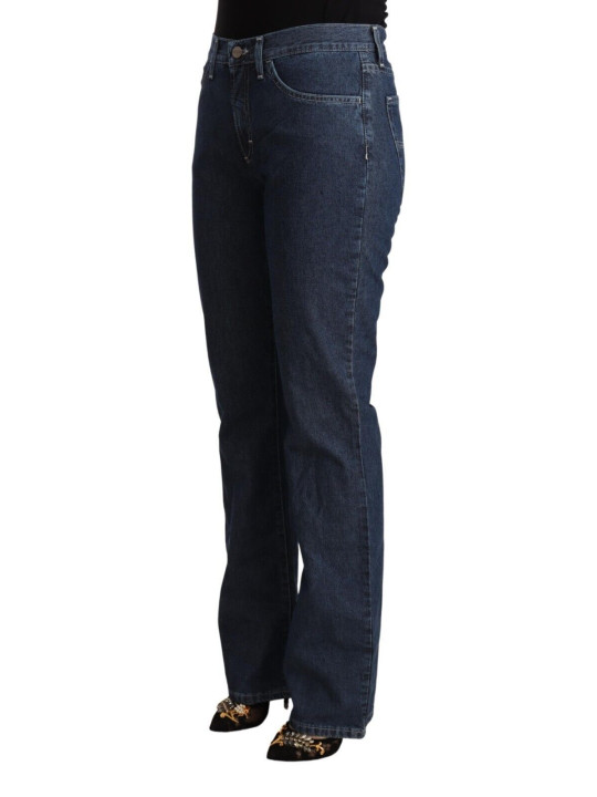Jeans & Pants Elegant Flared Cotton Jeans 300,00 € 7333413044501 | Planet-Deluxe