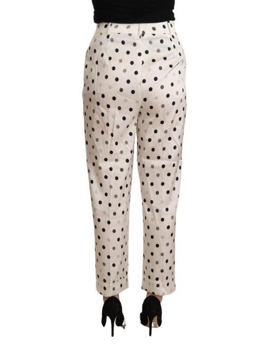 Jeans & Pants Chic High Waist Polka Dotted Tapered Pants 850,00 € 7333413044686 | Planet-Deluxe