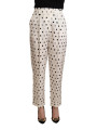 Jeans & Pants Chic High Waist Polka Dotted Tapered Pants 850,00 € 7333413044686 | Planet-Deluxe