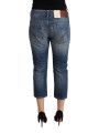 Jeans & Pants Elegant Mid-Waist Cotton Denim Jeans 350,00 € 7333413044617 | Planet-Deluxe