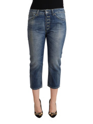 Jeans & Pants Elegant Mid-Waist Cotton Denim Jeans 350,00 € 7333413044617 | Planet-Deluxe