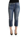 Jeans & Pants Elegant Mid-Waist Cotton Denim Jeans 350,00 € 7333413044617 | Planet-Deluxe