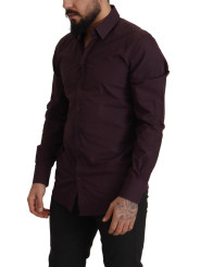 Shirts Regal Purple Slim Fit Dress Shirt 600,00 € 8050246189238 | Planet-Deluxe