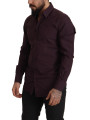 Shirts Regal Purple Slim Fit Dress Shirt 600,00 € 8050246189238 | Planet-Deluxe