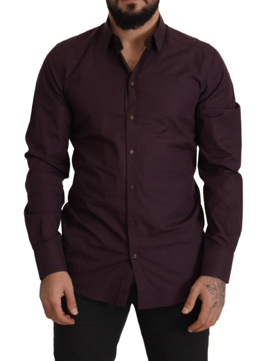 Shirts Regal Purple Slim Fit Dress Shirt 600,00 € 8050246189238 | Planet-Deluxe