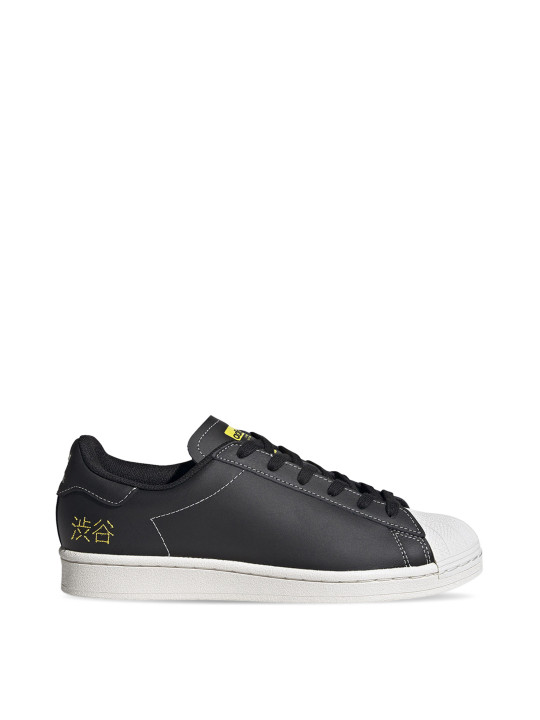 Schwarze Adidas Superstar Sneaker
