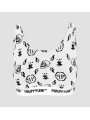 Weißes Crop Top mit Plein Logo