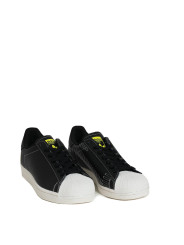 Schwarze Adidas Superstar Sneaker