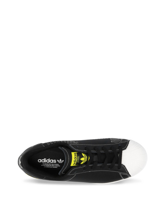 Schwarze Adidas Superstar Sneaker