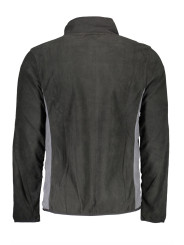 Sweaters Sleek Black Long-Sleeved Zip Sweatshirt 80,00 € 8053480168045 | Planet-Deluxe