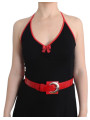 Dresses Elegant Black Palladio Knee-Length Dress 380,00 € 7333413007117 | Planet-Deluxe