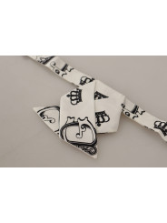 Ties & Bowties Elegant Silk Crown-Patterned Bow Tie 300,00 € 7333413045867 | Planet-Deluxe