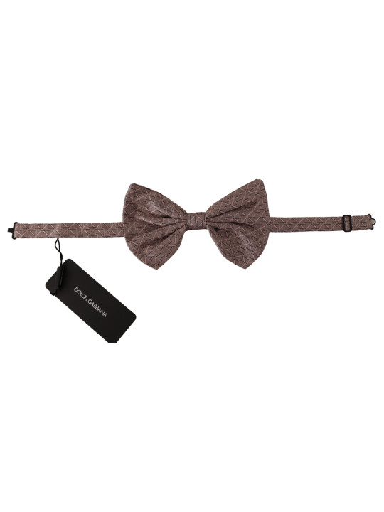 Ties & Bowties Elegant Silk Gray Bow Tie - Men's Formalwear 300,00 € 8054802874941 | Planet-Deluxe