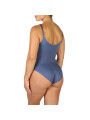 Marineblauer Body mit Spaghetti-Trägern