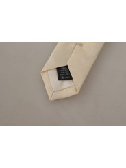 Ties & Bowties Elegant Off-White Silk Bow Tie 200,00 € 8054802873845 | Planet-Deluxe