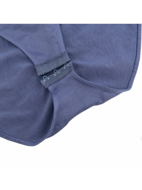 Navy blau Kapuzenpullover flach gelegt