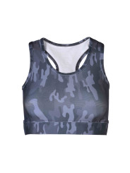 Grauer Camo Sport-BH mit Stütz.
