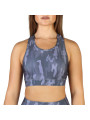 Graue Camo-Sport-BH im Racerback-Design