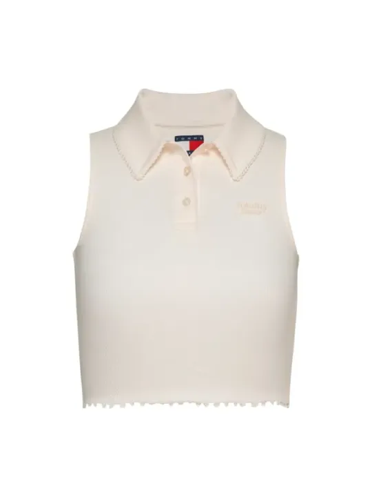 "Tommy Hilfiger Jeans Top im Sale | Tommy Hilfiger Jeans - Tommy Hilfiger Jeans Top Donna online kaufen"|Planet-Deluxe