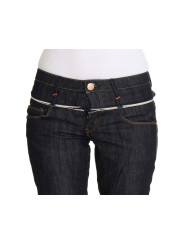 Jeans & Pants Elegant Straight Leg Dark Blue Jeans 200,00 € 8058091151111 | Planet-Deluxe