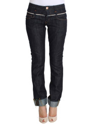 Jeans & Pants Elegant Straight Leg Dark Blue Jeans 200,00 € 8058091151111 | Planet-Deluxe