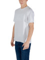Weißes Ea7 Herren T-Shirt aus Baumwolle