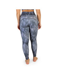 Graue Camo-Leggings für Sport Frauen