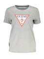Tops & T-Shirts Elite Gray Organic Cotton Tee for Her 50,00 € 7620207283902 | Planet-Deluxe