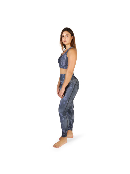 Camouflage Sport Leggings Set Grau