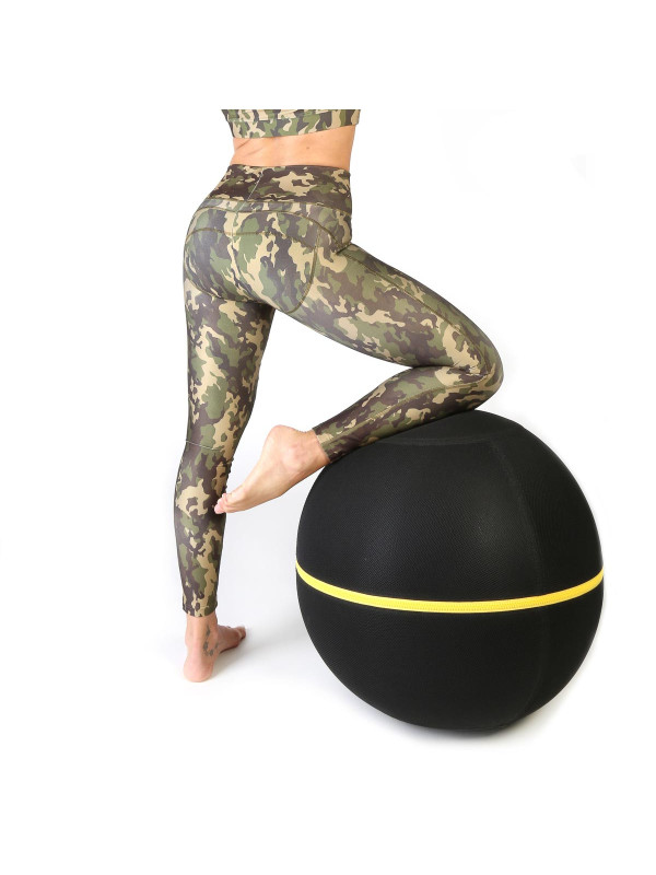 Camouflage Yoga Outfit Grün Damen Camouflage Yoga Outfit Grün Damen
