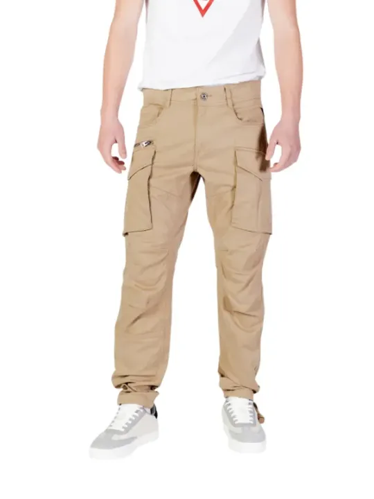 Beige Cargo Hose mit Taschen