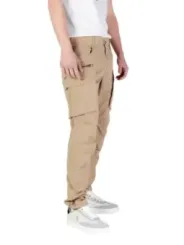 Khaki Cargo-Hose mit Taschen