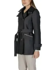 Schwarzer Damen-Trenchcoat Morgan De Toi