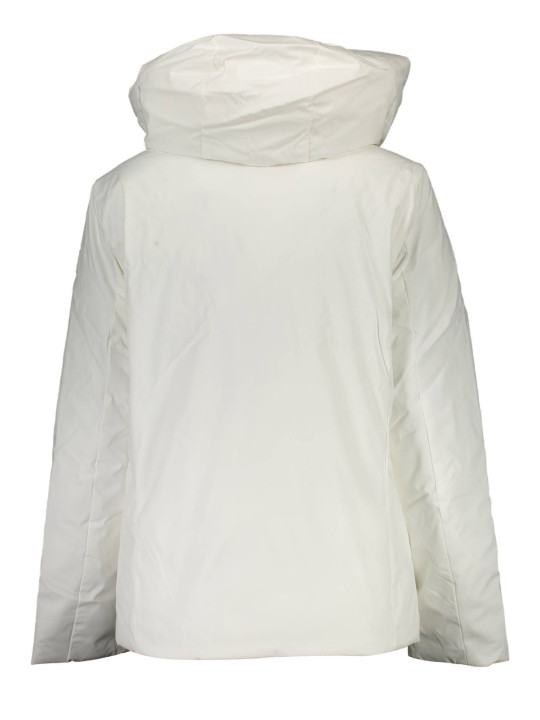 Jackets & Coats Chic White Hooded Jacket 240,00 € 8300825496210 | Planet-Deluxe