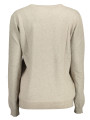 Sweaters Chic Beige Embroidered Logo Sweater 110,00 € 634336362077 | Planet-Deluxe