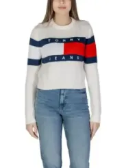 "Tommy Hilfiger Jeans Pullover im Sale | Tommy Hilfiger Jeans - Tommy Hilfiger Jeans Maglia Donna online kaufen"|Planet-Deluxe