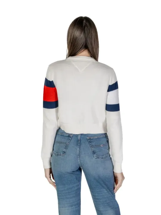 "Tommy Hilfiger Jeans Pullover im Sale | Tommy Hilfiger Jeans - Tommy Hilfiger Jeans Maglia Donna online kaufen"|Planet-Deluxe