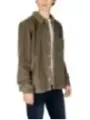 Braune Cordjacke im lässigen Stil