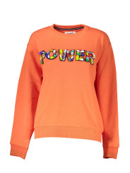 Sweaters Vibrant Orange Sweatshirt with Chic Logo Detail 100,00 € 8445110407448 | Planet-Deluxe
