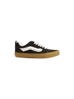 Schwarze Vans Wildleder Sneaker mit Gummisohle