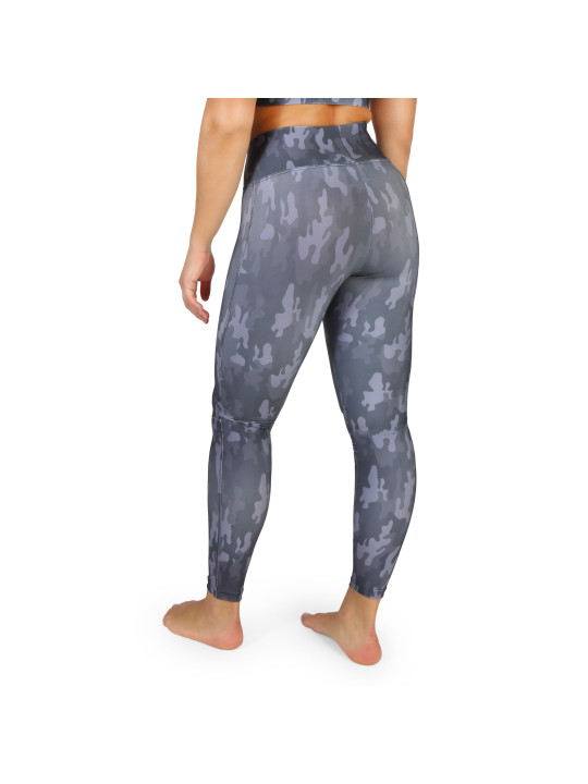 Dunkelgraue Camouflage Yoga-Leggings
