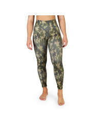 Grüne Camo-Leggings für Sportaktivitäten