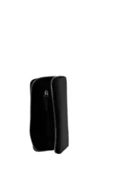 Schwarze Replay Leder Reißverschluss Tasche
