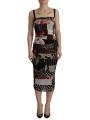 Dresses Elegant Patchwork Midi Silk Blend Dress 2.720,00 € 8050249423773 | Planet-Deluxe