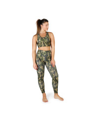 Grüne Camo Sport Leggings Set