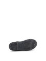 Schwarze Schuhsohle mit Profilstruktur
